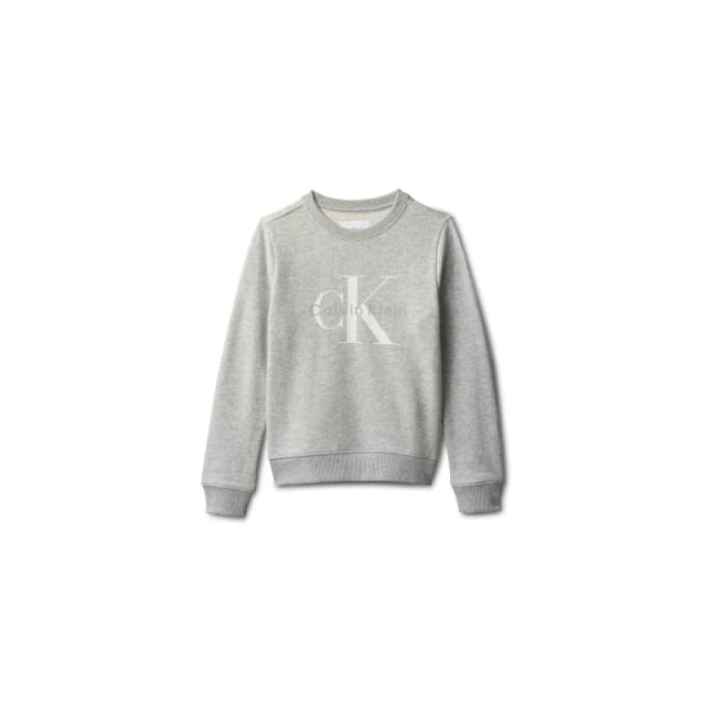 Calvin Klein CK L Logo Crew Nck Jn63 Grey male 8Y