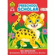 school zone preschool scholar workbook 64 pages ages 3 to 5 preschool to ki