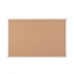 Bi-Office Maya Antimicrobial Cork Board with Aluminium Frame 900 x 600 mm