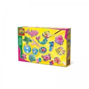 SES Creative Childrens Ocean Figures Casting and Painting Set