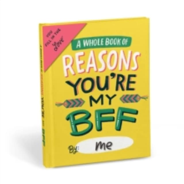 Em & Friends Reasons You're My BFF Fill in the Love Book Notebook / blank book