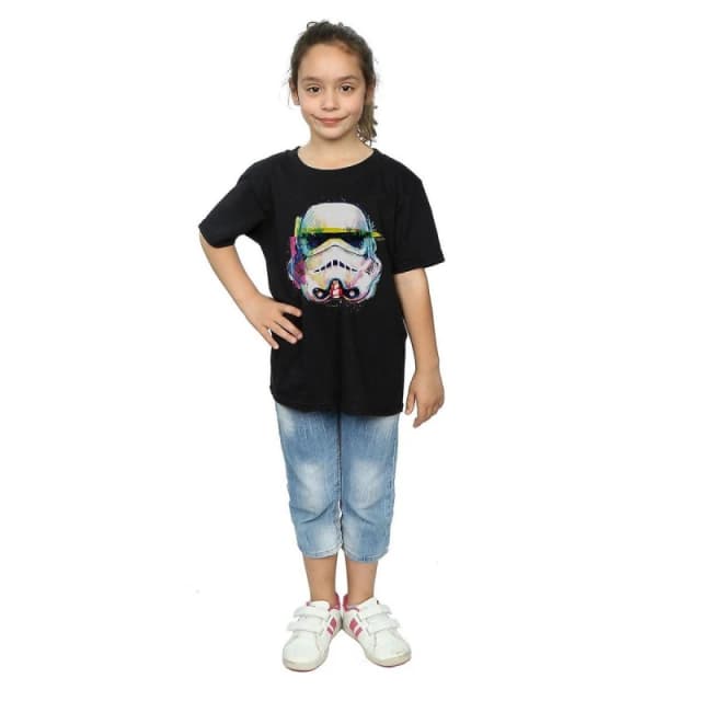 Star Wars Command Stormtrooper Art Cotton T-Shirt Black female