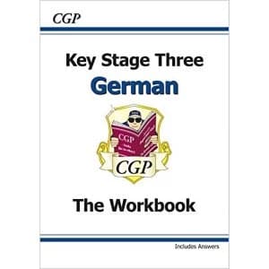 KS3 German Workbook with Answers by CGP Books (Paperback, 2002)