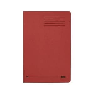 Elba Foolscap Square Cut Folder Heavyweight 285gsm Red Pack of 100