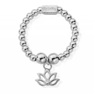 ChloBo SRM2530 Women's Mini Lotus Ring