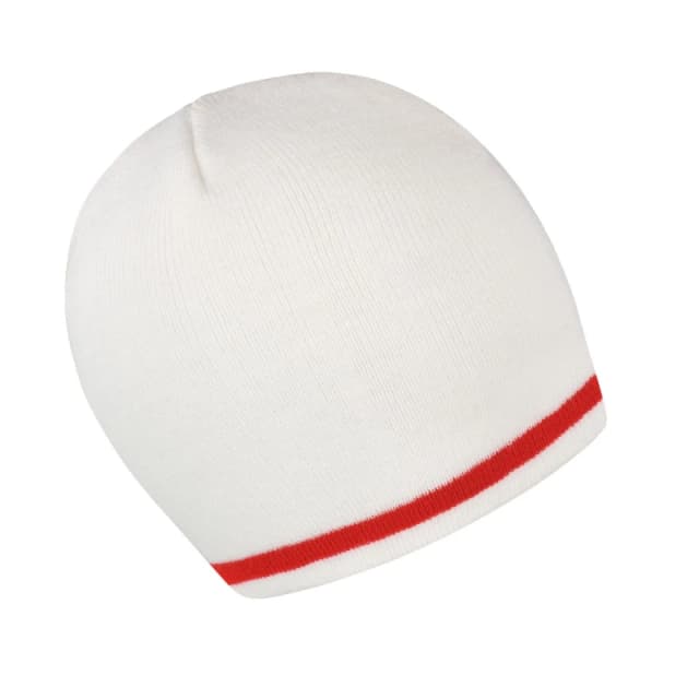 Result Result Men Winter Essentials National Beanie Hat in Off White Off White One Size Male 5054752307936