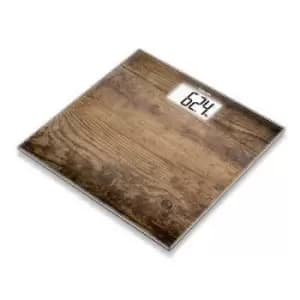 Beurer GS 203 Wood Digital bathroom scales Weight range 150 kg