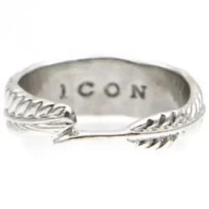 Ladies Icon Brand Base metal Hartland Ring Size M