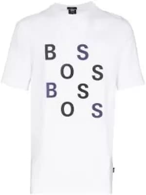 Hugo Boss Tessler Logo T-Shirt White Size XL Men
