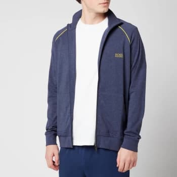 Hugo Boss Mix And Match Lounge Zip Through Jacket Navy Size L Men