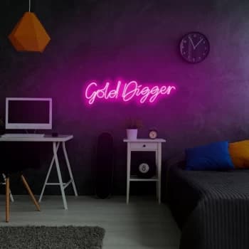 Gold Digger - Pink Pink Wall Lamp
