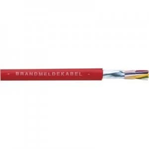 Fire alarm cable J YSTY 2 x 2 x 0.8mm Red Faber Kabel