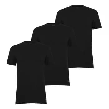 Ted Baker 3 Pack Crew T Shirts - Black BK1001
