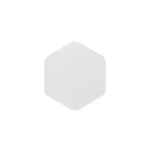 Magnetic Base Wall Lamp, 12W LED 3000K 498lm, 15cm Vertical Hexagonal, Sand White