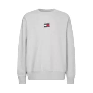 Tommy Jeans Badge Crew Neck Sweatshirt - Grey