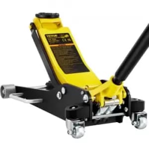 VEVOR Floor Jack, 3 Ton Low Profile Floor Jack, Aluminum And Steel Racing Floor Jack With Dual Pistons Quick Lift Pump, Floor Jack Lifting Range 90 mm