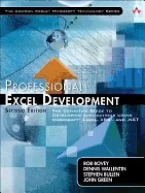 professional excel development the definitive guide to developing applicati