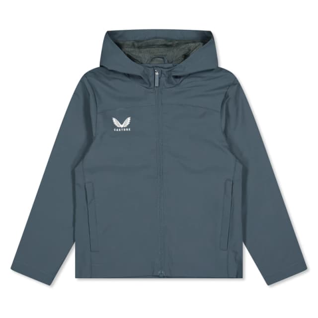 Castore Castore Rain Jacket Dark Slate unisex 7-8 (S)