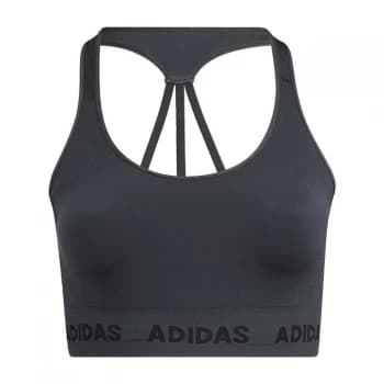 adidas Training Aeroknit Bra (Plus Size) Womens - Dgh Solid Grey