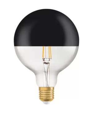 Osram Vintage 1906 LED E27 Globe 52 W - Mirror Black