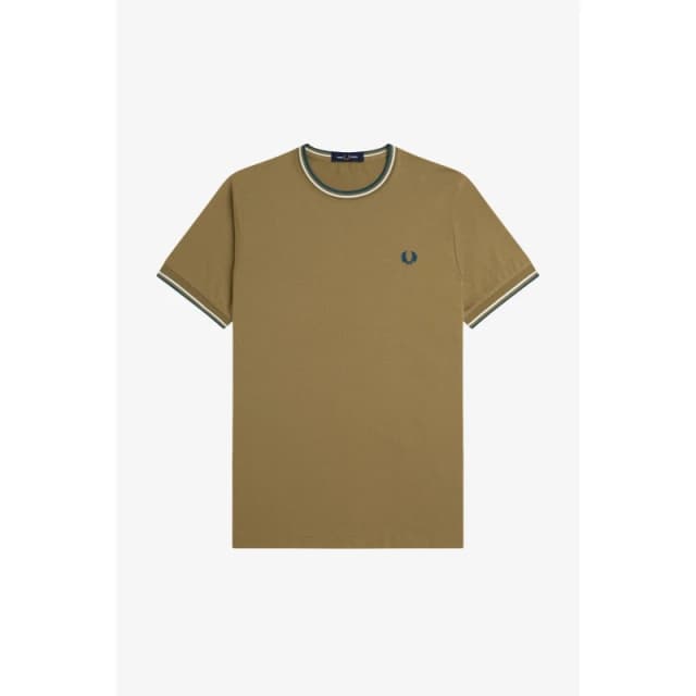 Fred Perry Twin Tipped T-Shirt ShadedStone Z60 male S