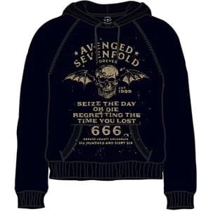 Avenged Sevenfold - Seize the Day Unisex Large Pullover Hoodie - Black