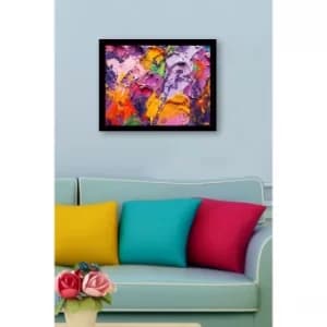 SC0865 Multicolor Decorative Framed MDF Painting