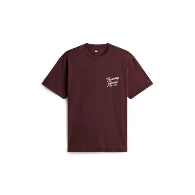 Tommy Jeans Mens TJ Novelty T-Shirt Rich Brown male S