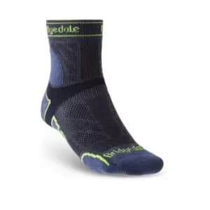 Brigdedale TRAIL RUN Lightweight T2 Merino Sport 3/4 Crew Mens - Large Blue