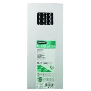 Fellowes Binding Comb 22mm Black Pack of 50 53481