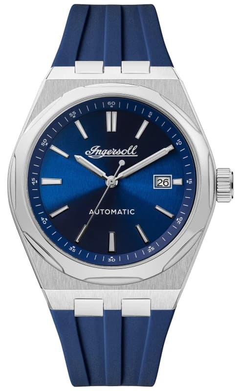 Ingersoll I16802 THE RIDER Automatic (43mm) Blue Dial / Blue Watch
