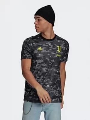 adidas Juventus Pre-match Jersey, Grey/Black Size M Men