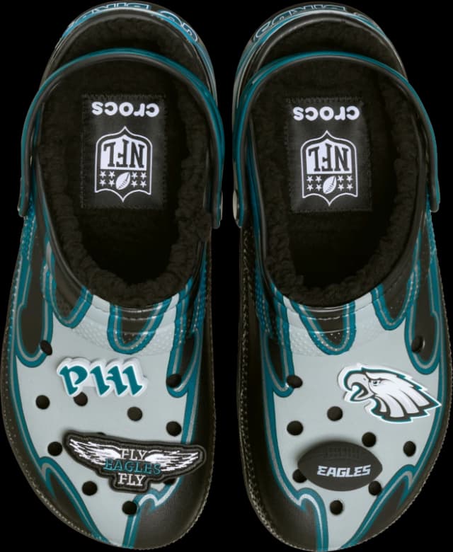 Crocs Unisex NFL Philadelphia Eagles Classic Lined Clogs Multi M11