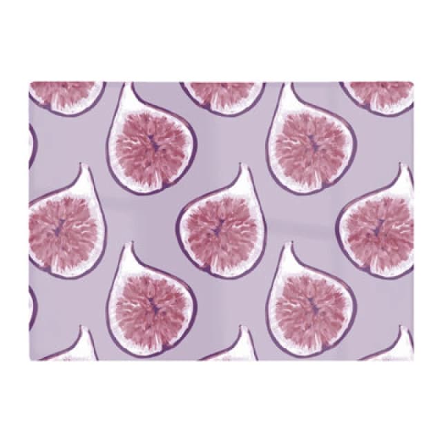 Warren Reed Designer Modern Fig Pattern Glass Chopping Board
