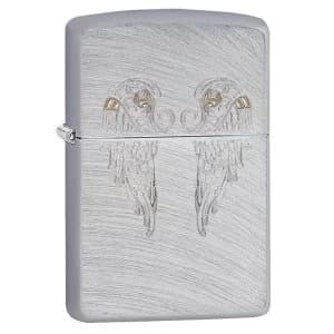 Zippo Angel Wings Chrome Arch Regular Lighter