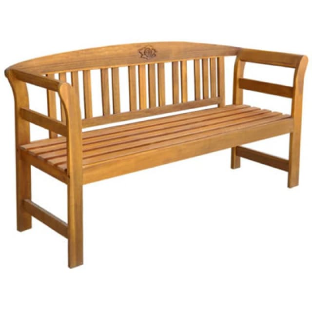 Vidaxl Garden Bench 157cm Solid Acacia Wood