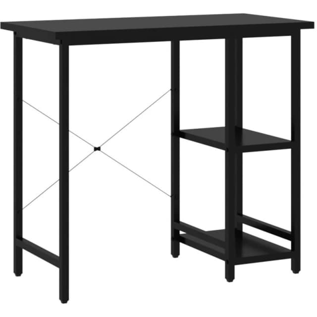 VIDAXL Computer Desk Black 80x40x72cm mdf and Metal Vidaxl 8720286288146