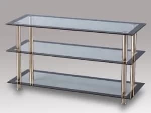 Seconique Harlequin Glass TV Cabinet Flat Packed