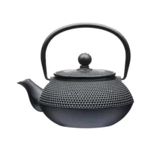 La Cafetiere Black Cast Iron 600ml Infuser Teapot Black