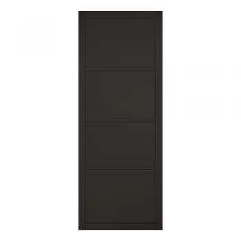 LPD Soho 4 Panel Black Primed Internal Door - 1981mm x 762mm (78 inch x 30 inch)
