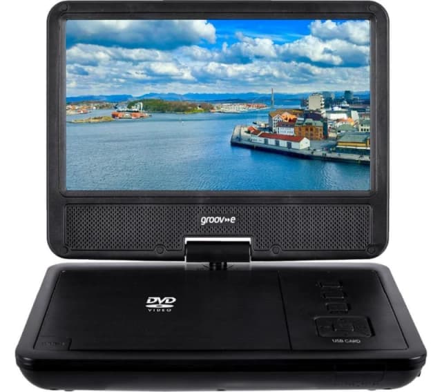 GROOV-E GVDP01BK Portable DVD Player - Black 5060108299893