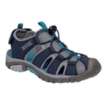 Regatta Westshore Junior Closed Toe Sandal - Navy/OceanDp