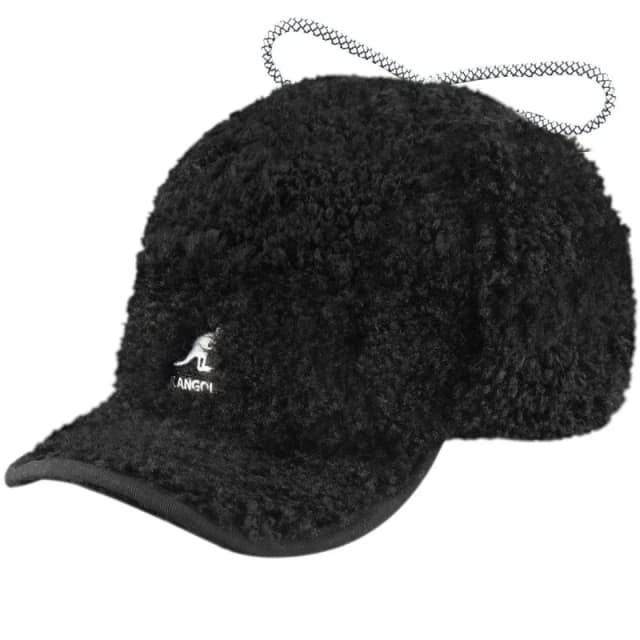 Kangol Imitation sheepskin utility flap cap Kangol Noir Unisex TU