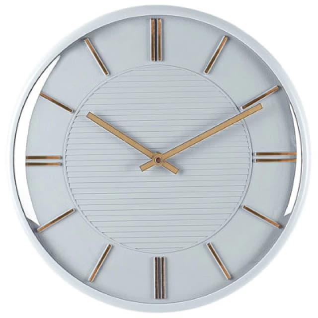 Beliani Wall Clock Daroca 34cm Grey