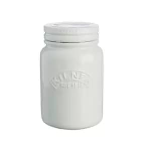 Kilner Ceramic Push Top Moon Grey Jar 0.6lt
