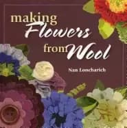 making flowers from wool