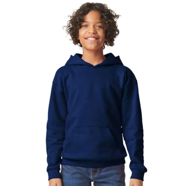 Gildan Fleece Midweight Hoodie in Navy Size: XS Navy Unisex XS