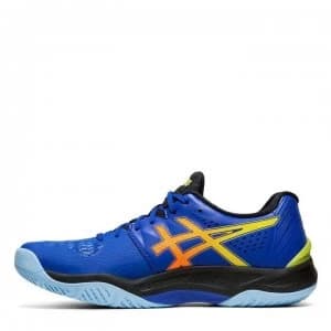 Asics Sky Elite Mens Indoor Court Shoes - Blue/Sour Yuzu