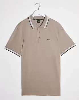 BOSS Light Green Short Sleeve Paddy Polo