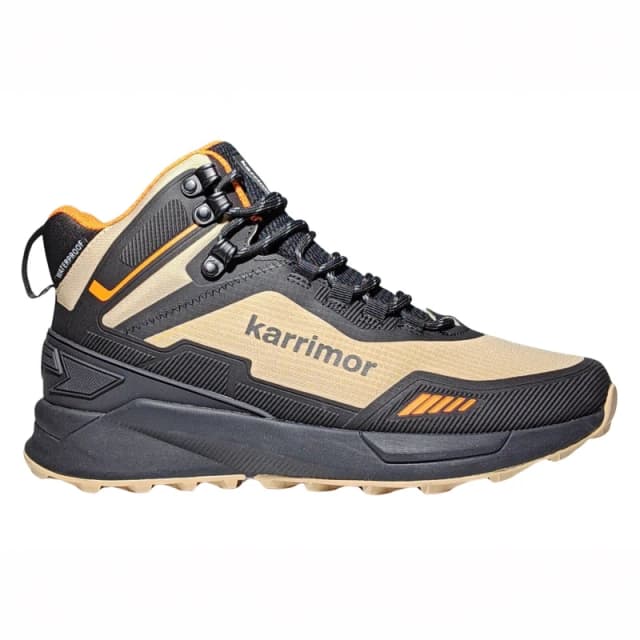 Karrimor Mens Rallitor Waterproof Trekking Boots Beige/Black male 7 (41)